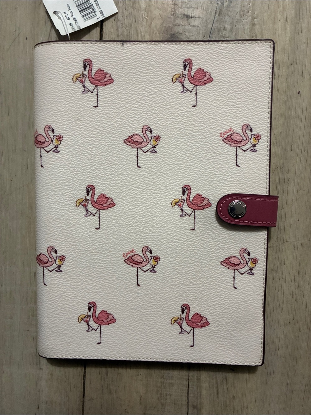 Coach Signature Flamingo Notebook collectible - Picture 3 of 7